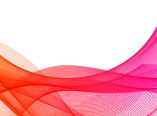Abstract modern flowing stylish wave in white background. vector illustration