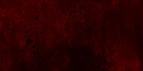 Watercolor red grunge background painting. Watercolour old deep maroon color backdrop. Stains on paper texture. abstract red background texture wall wallpaper.  Dark red grungy canvas texture.

