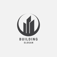 Building logo icon design template. luxury, premium vector