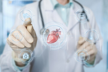 Concept of working with the help of modern technologies in the diagnosis of the heart.