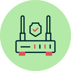 Router Encrypted Icon