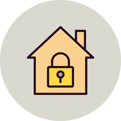 Secure Home Icon