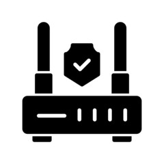 Router Encrypted Icon