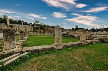 The Archaeological Site of Kerameikos in Athens, Greece
