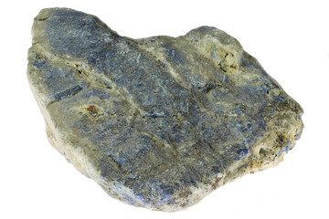 lapis lazuli from Afghanistan isolated on white background