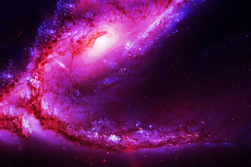 Fototapeta na wymiar Beautiful, bright space nebula. Elements of this image furnished by NASA