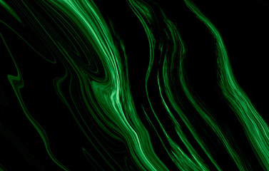 Marble rock texture green ink pattern liquid swirl paint black dark that is Illustration background for do ceramic counter tile white that is abstract waves skin wall luxurious art ideas concept.