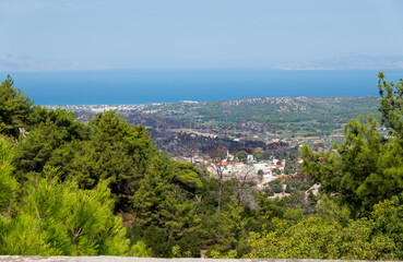 Panoramic view from Kalopetra monastery