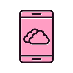 Mobile Weather App Icon