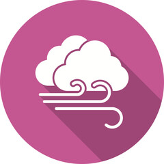 Cloudy Windy Icon