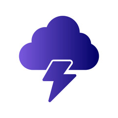 Cloud Lightning Icon