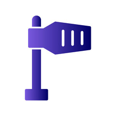 Obraz premium Wind Sign Icon