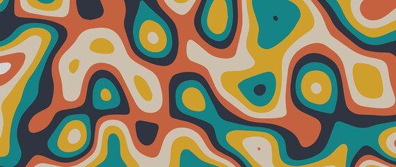 Modern vector illustrations with hand drawn organic shapes. Trendy contemporary design for prints,flyers,banners,brochures,invitations,covers.