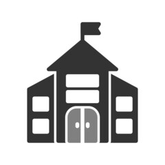 Kindergarten Building Icon