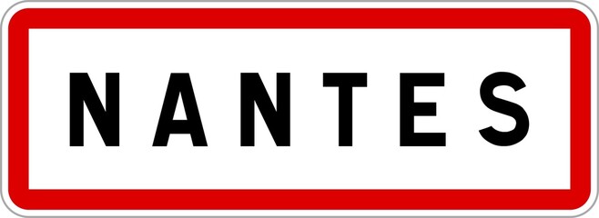 Panneau Entr Ville Agglomration Nantes
