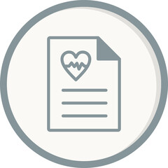 Heart Beat Report Icon