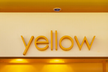 Yellow 3d Letters