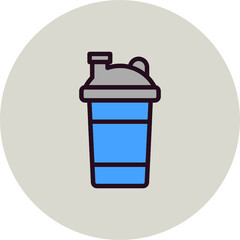 Protein Shaker Icon