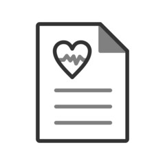 Heart Beat Report Icon