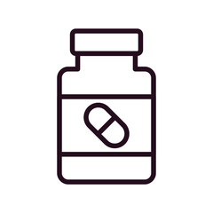Fototapeta premium Vitamins Icon