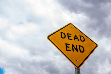 road sign dead end