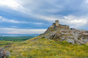 the medieval fortress of Enisala