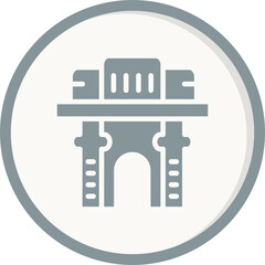 Fototapeta premium Gate Of India Icon