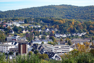 Fototapeta na wymiar Dillenburg Blick über die Stadt