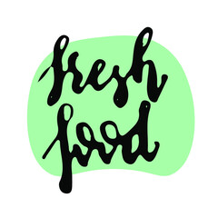 Fresh food farm letting text agricultural sketch vector icon. Ranch field, rural countryside. Harvest scarcity concept, industry problems symbol. Hand drawn bio illustration isolated on white.