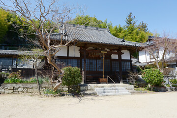 津山城下　城東界隈　大信寺　本堂　岡山県津山市
