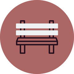 Obraz premium Bench Icon