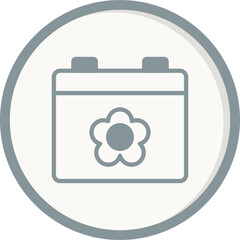 Spring Calendar Icon