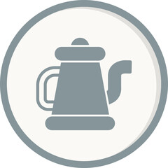 Fototapeta premium Coffee Kettle Icon