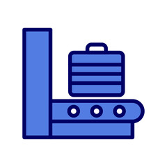 Airport Baggage Scanner Icon