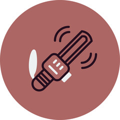 Hand Metal Detector Icon