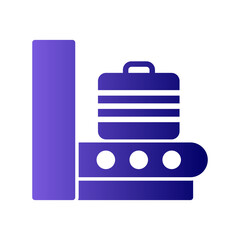 Airport Baggage Scanner Icon