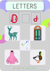 This worksheet contains pictures that begin with all letters of the alphabet.