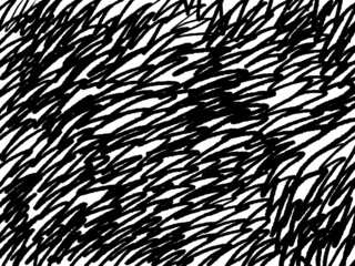 Scribble mesh net ink texture background. Vintage black and white illustration mesh. Doodle abstract decorative pattern. Grunge ink drawing, modern paper art black texture mockup on white backdrop.