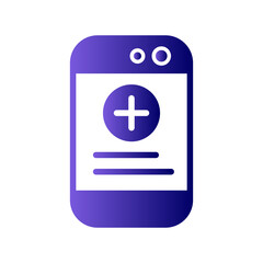 Obraz premium Smartphone Icon