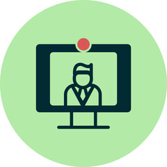 Doctor video call Icon