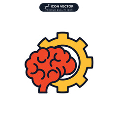 engineering thinking icon symbol template for graphic and web design collection logo vector illustration