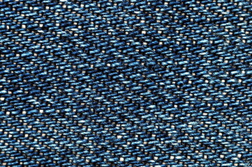 Blue Jeans Texture background. Closeup of old vintage retro blue jeans textile.