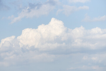 Blue sky with white clouds
