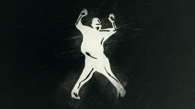 Hip hop dancer drawing - HAPPY FEET movement