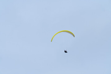 hang  glider in the sky 