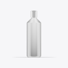 Isolated Liquid Bottle. 3D render