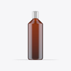 Isolated Liquid Bottle. 3D render