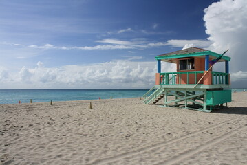 enjoying a beach in miami