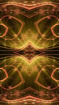 Colorful Kaleidoscopic Line Animation Background Loop