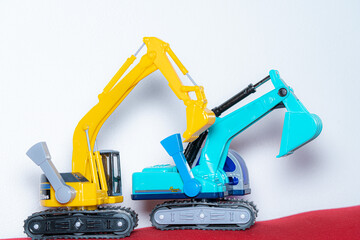 ショベルカーのおもちゃ